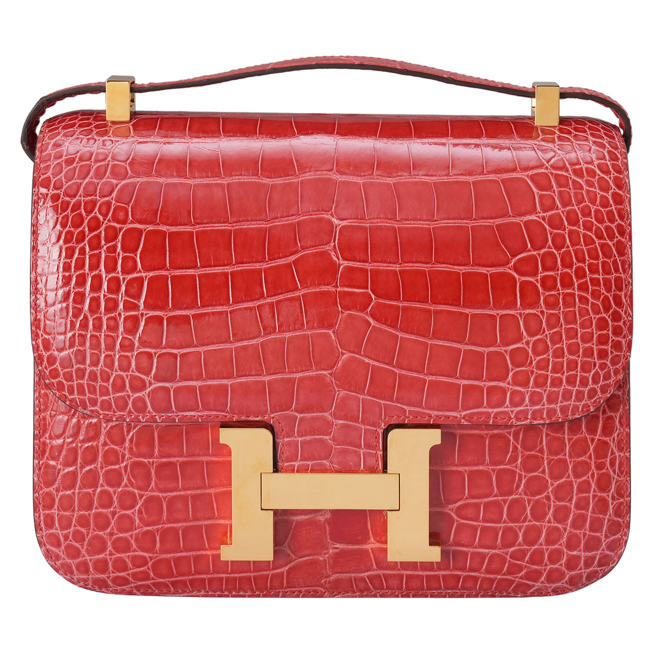 HERMES(USED)에르메스 엘리게이터 콘스탄스 24