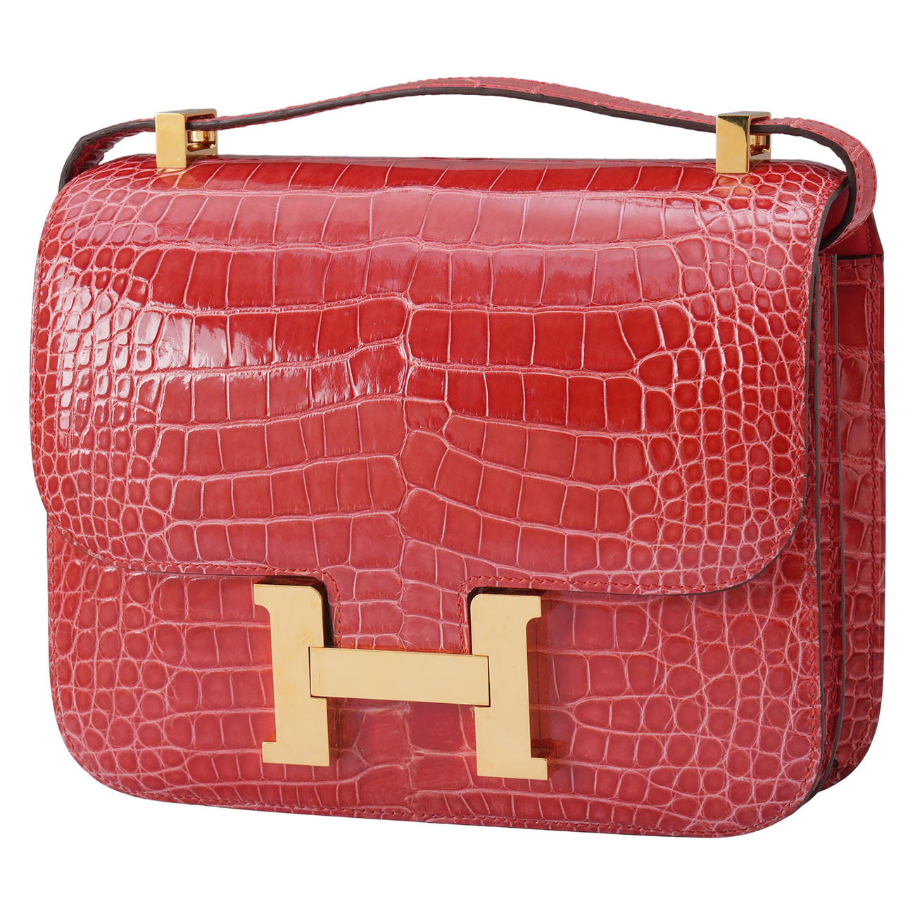 HERMES(USED)에르메스 엘리게이터 콘스탄스 24