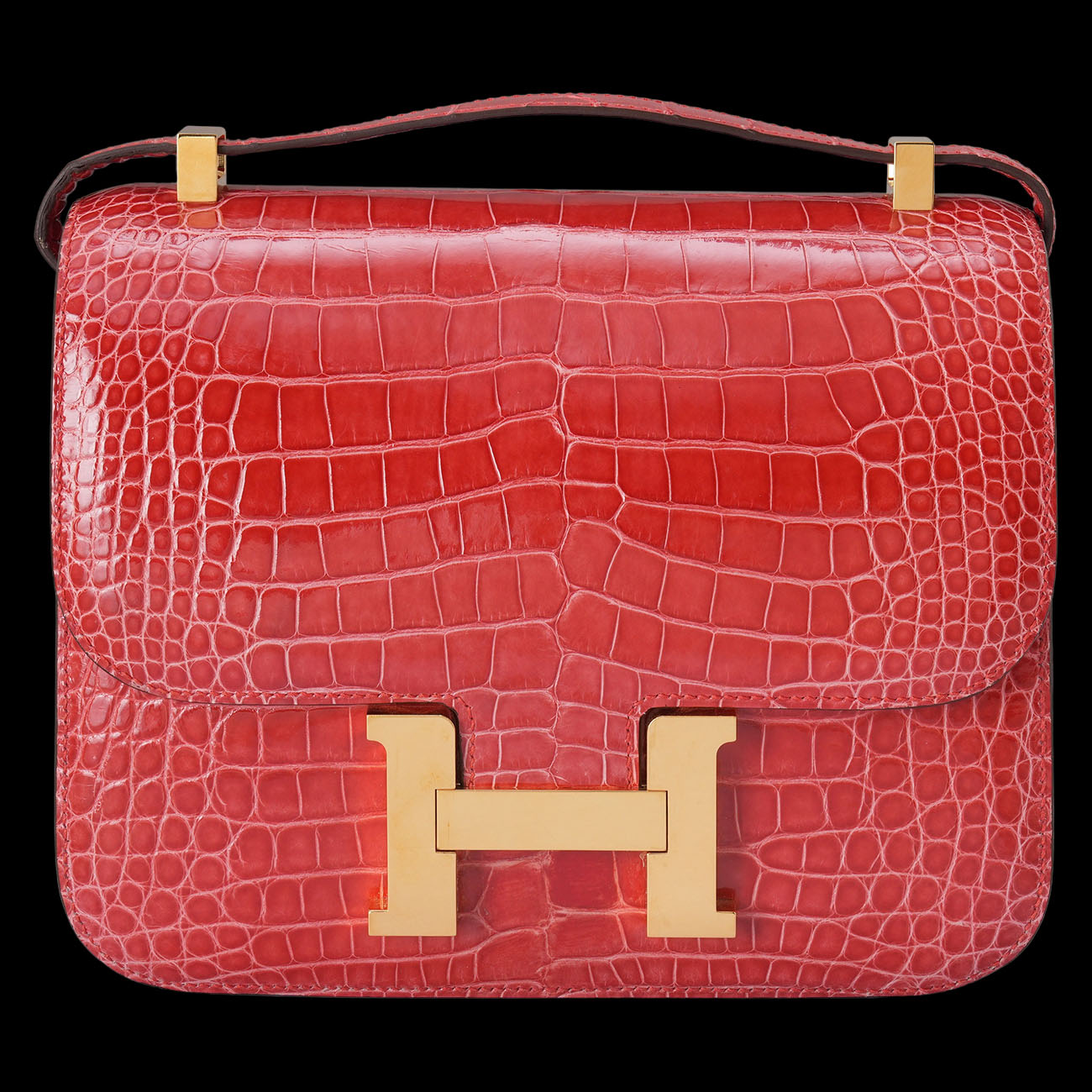 HERMES(USED)에르메스 엘리게이터 콘스탄스 24