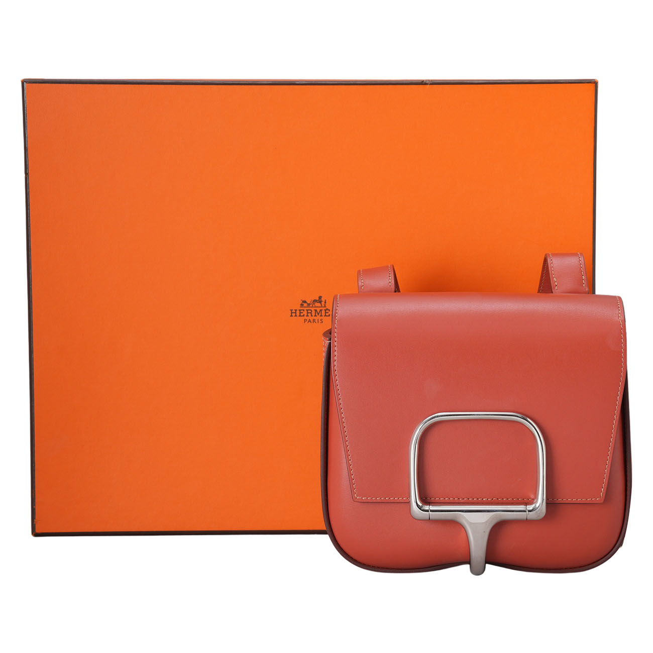 HERMES(USED에르메스 델라 카발레리아 미니 로지 은장