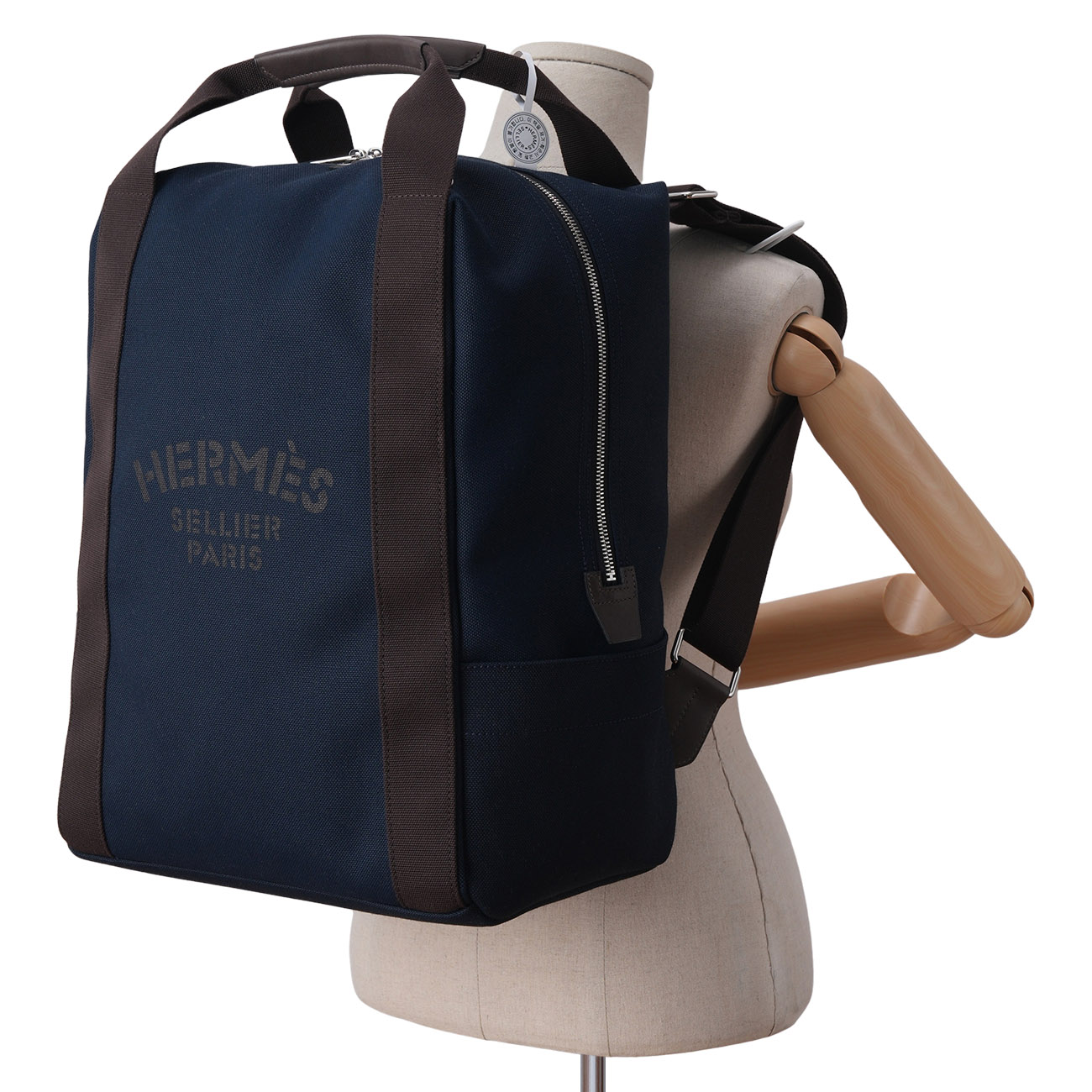 HERMES(USED)에르메스 그루밍 백팩 블루네이비