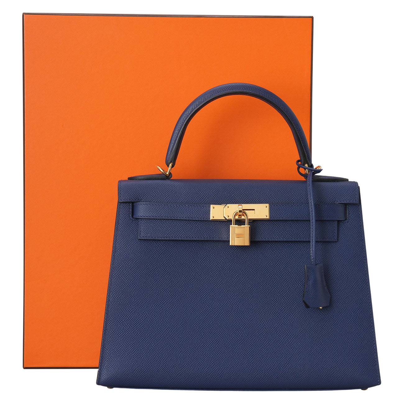 HERMES(USED)에르메스 켈리 28 블루사피에르 금장