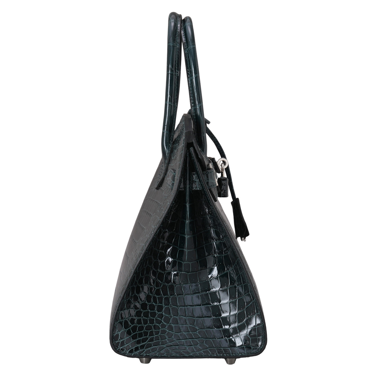 HERMES(USED)에르메스 벌킨 30 시프레스 은장 프로서스 크로커다일