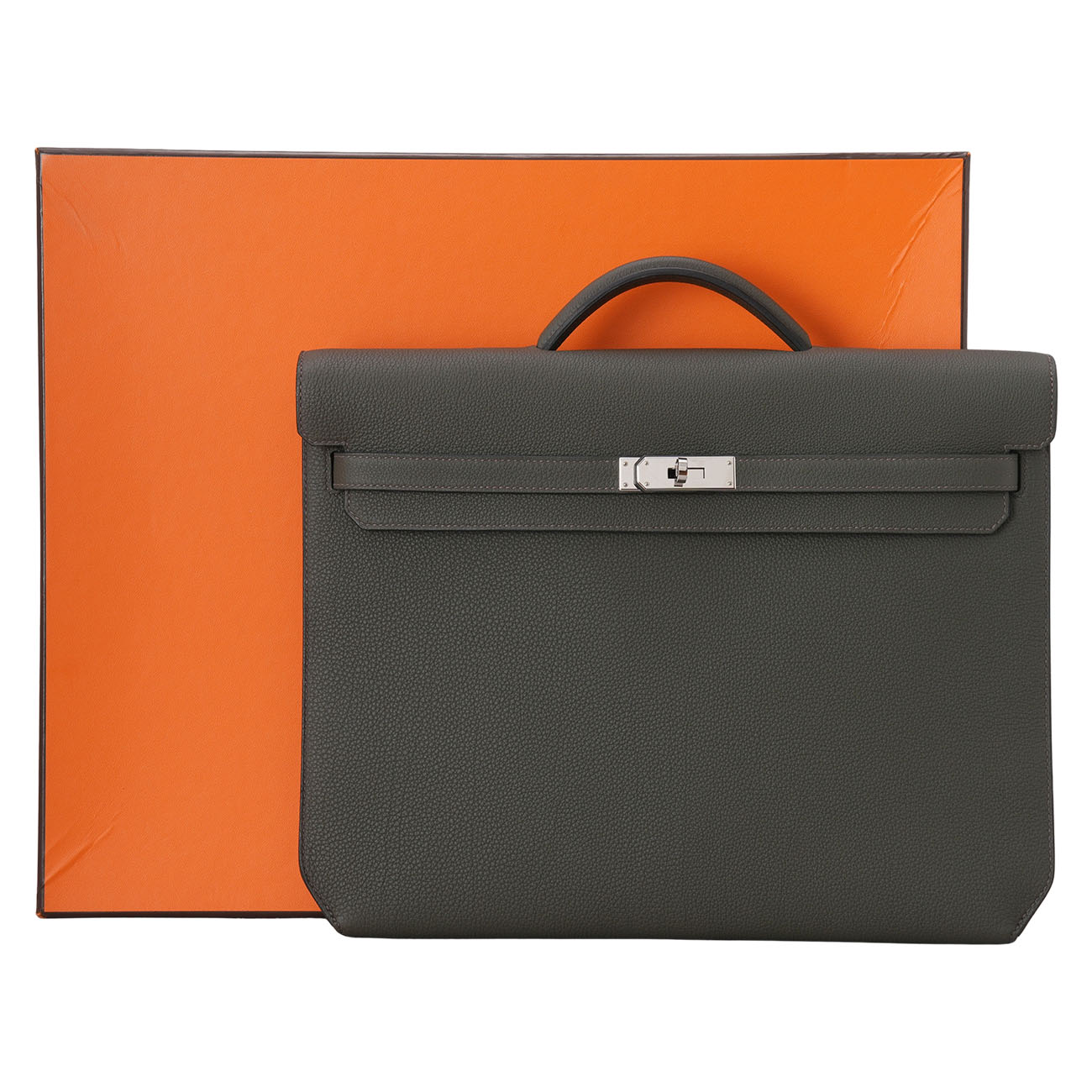 HERMES(USED)에르메스 켈리 데페슈 36 베르트 그리스