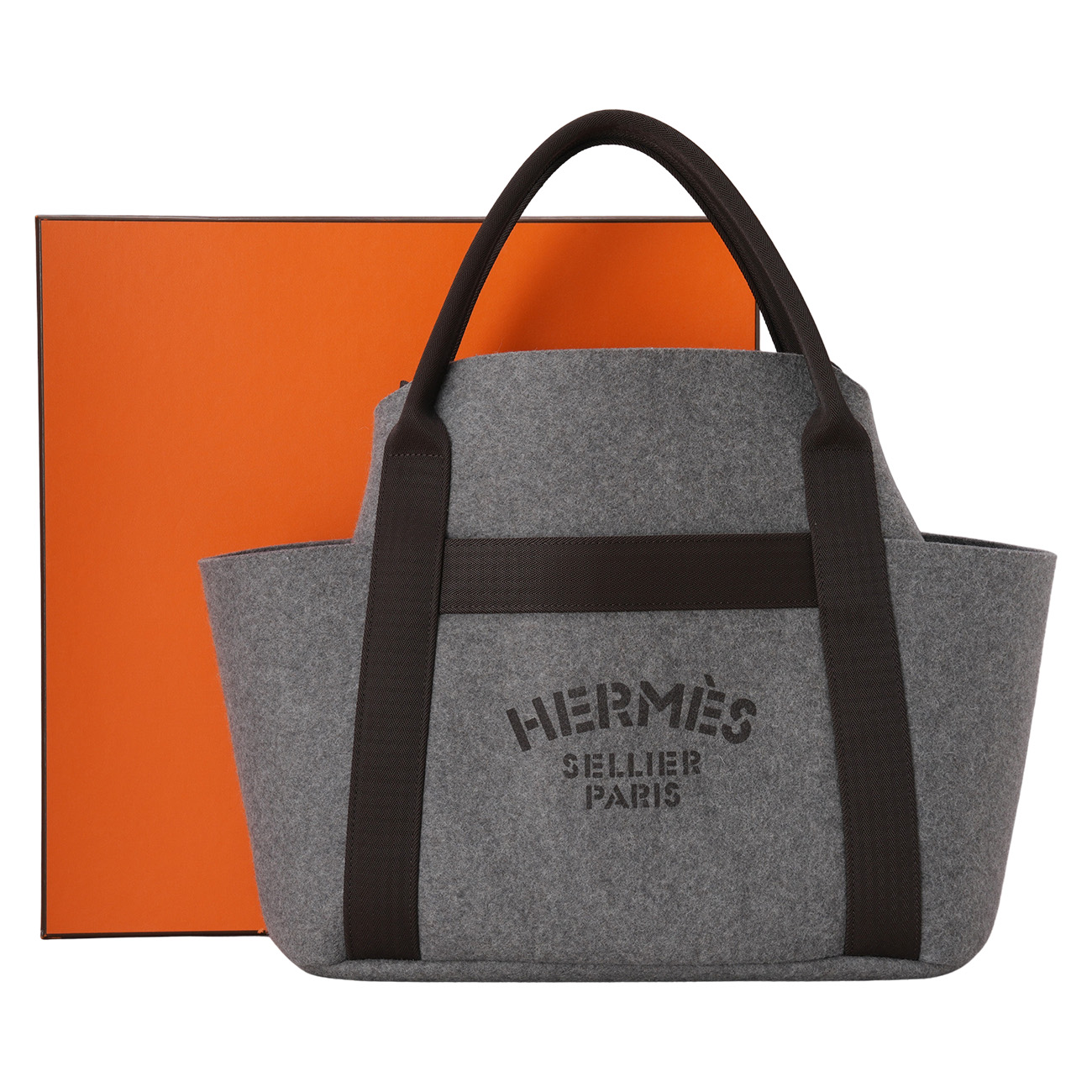 HERMES(USED)에르메스 팰트 그루밍백