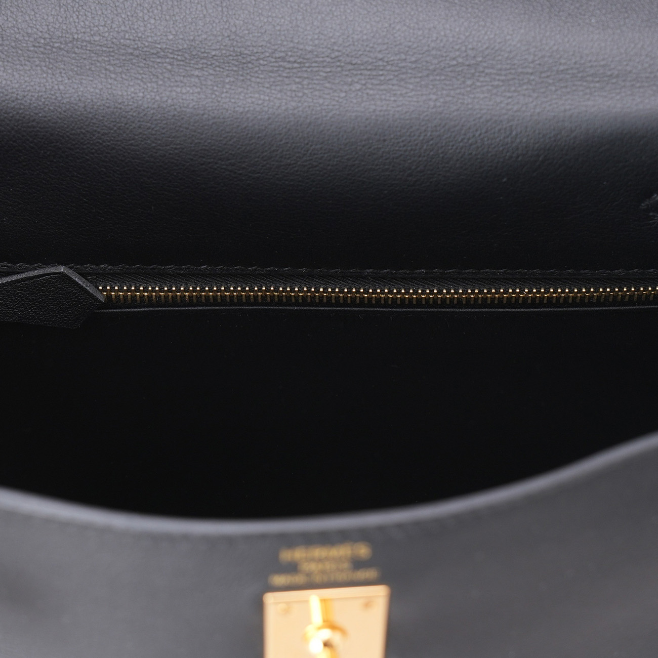 HERMES(USED)에르메스 켈리 25 르투르네 느와 금장