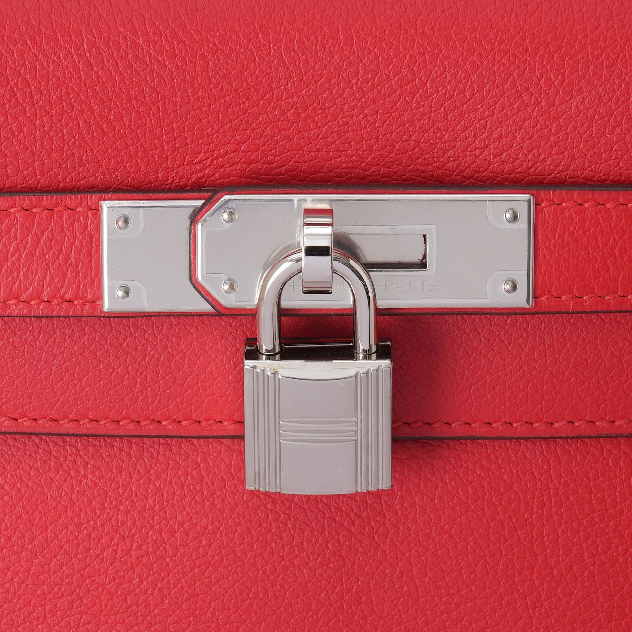 HERMES(USED)에르메스 켈리 28 르투르네 루즈그르나 은장
