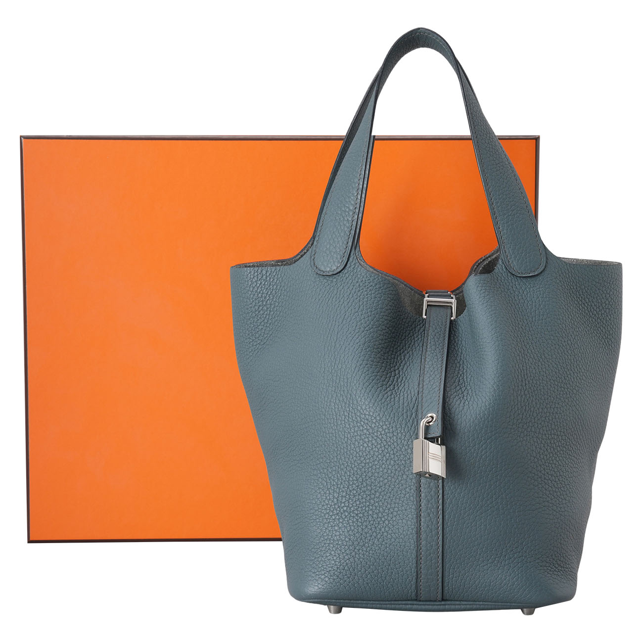 HERMES(USED)에르메스 피코탄 22 블루오라지 은장