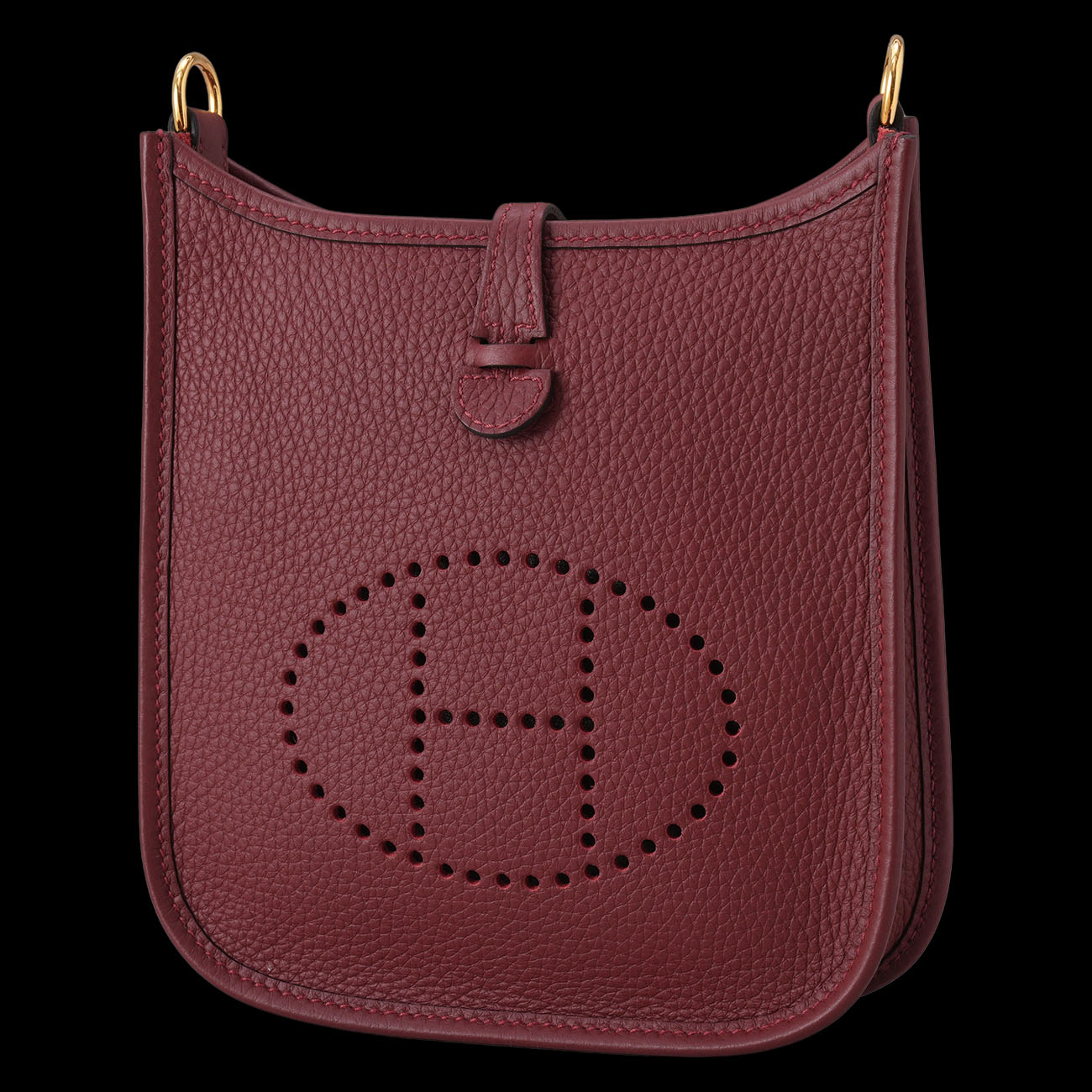 HERMES(USED)에르메스 에블린 16 ROUGE H 금장