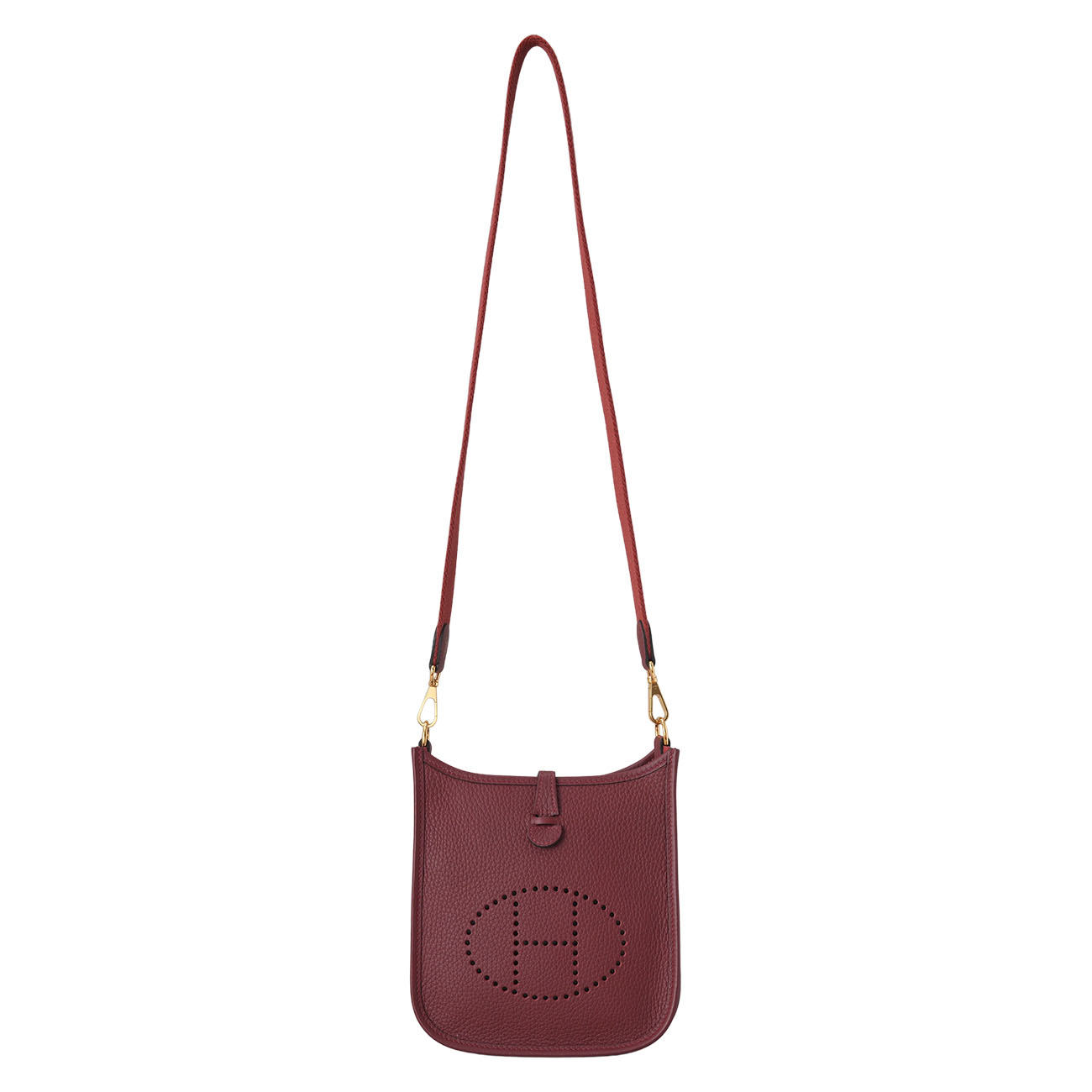 HERMES(USED)에르메스 에블린 16 ROUGE H 금장