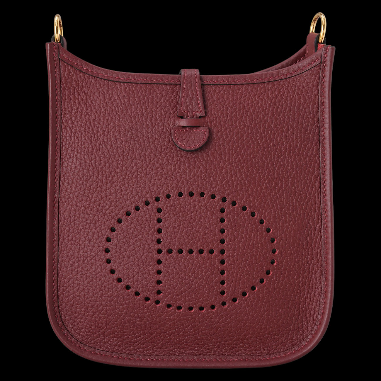 HERMES(USED)에르메스 에블린 16 ROUGE H 금장
