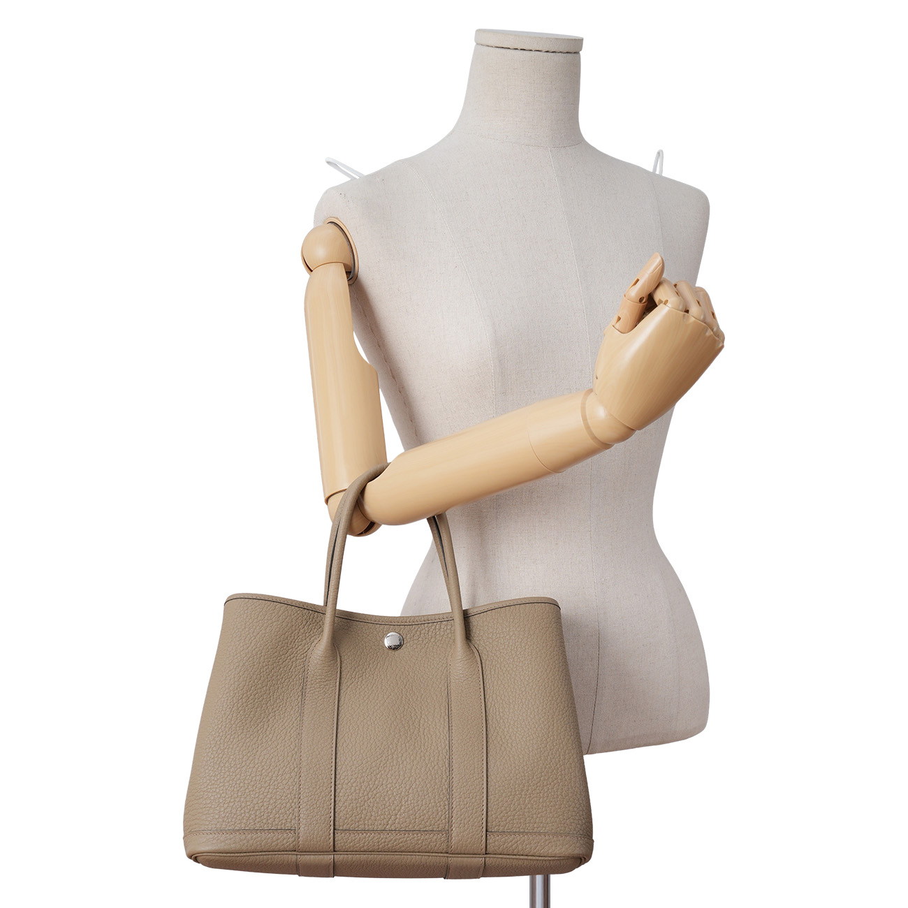 HERMES(USED)에르메스 가든파티 30 베쥬마르파