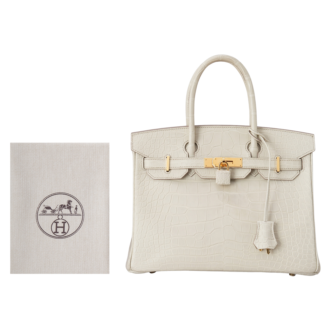 HERMES(USED)에르메스 엘리게이터 와니 벌킨 30 금장
