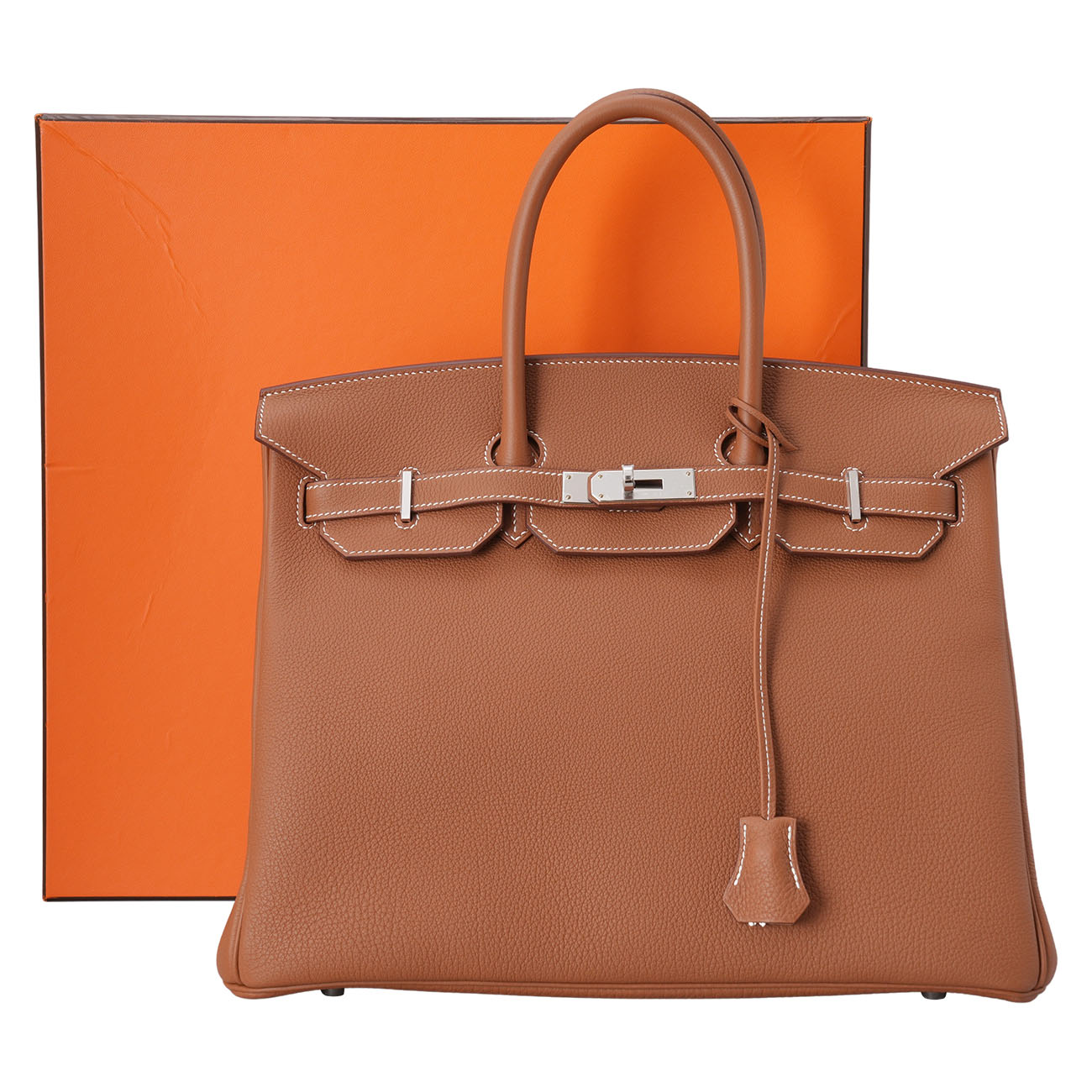 HERMES(NEW)벌킨 35 골드 은장