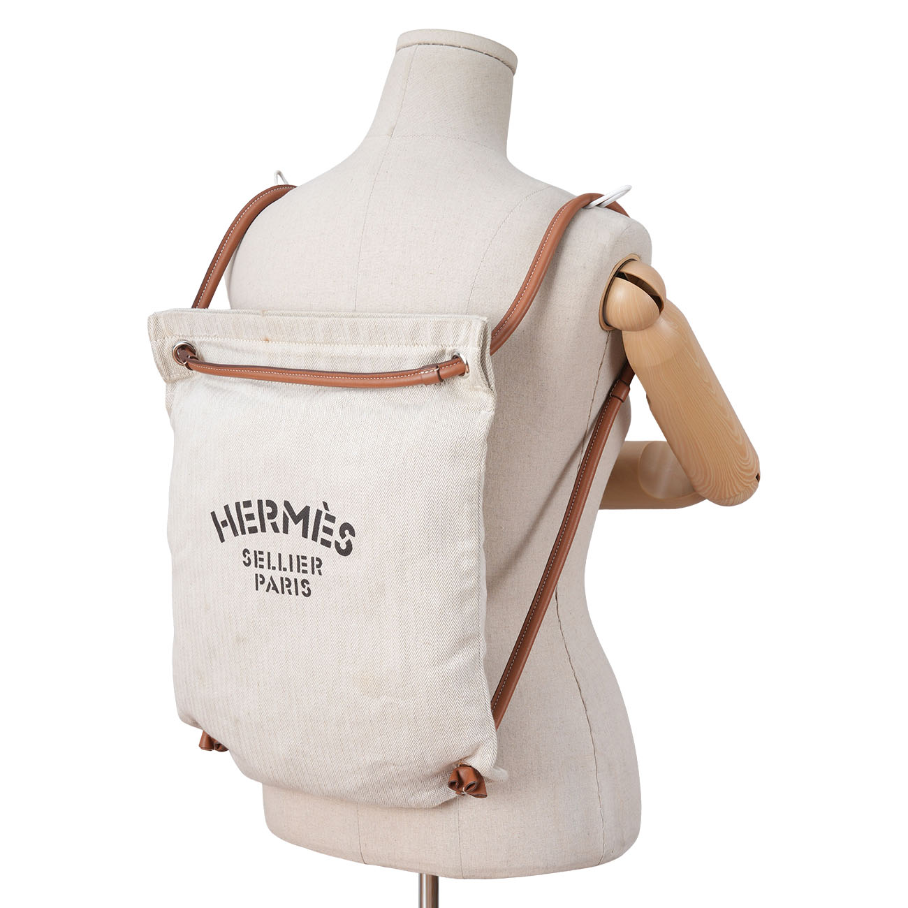 HERMES(USED)에르메스 코튼 말린 숄더 백팩