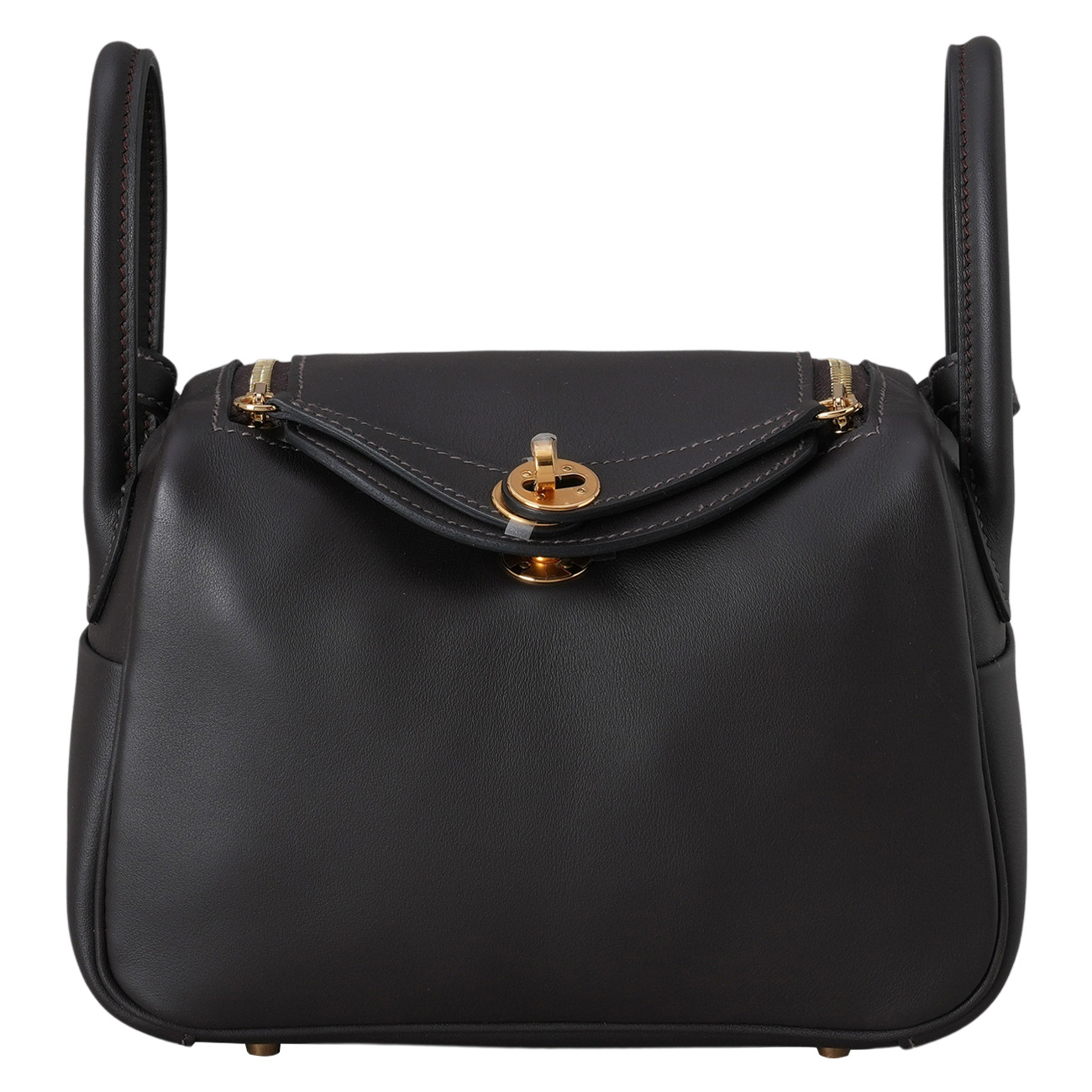 HERMES(USED)에르메스 린디 미니 에베네 금장