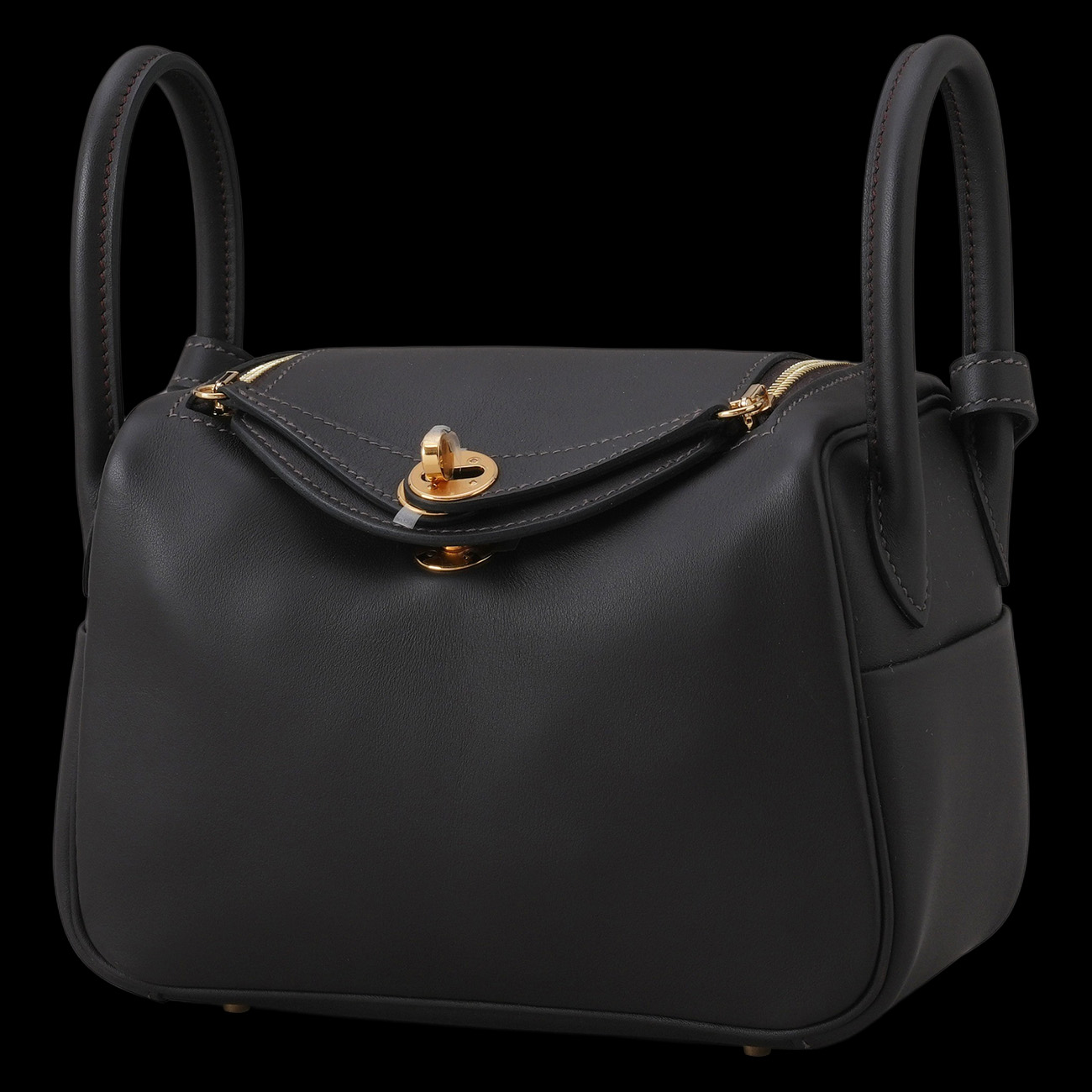 HERMES(USED)에르메스 린디 미니 에베네 금장