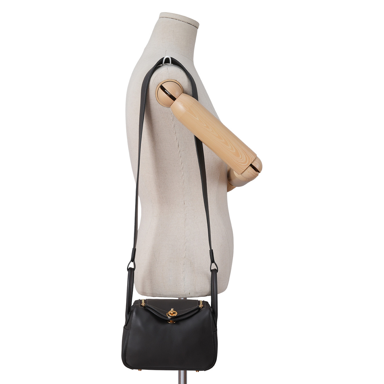 HERMES(USED)에르메스 린디 미니 에베네 금장