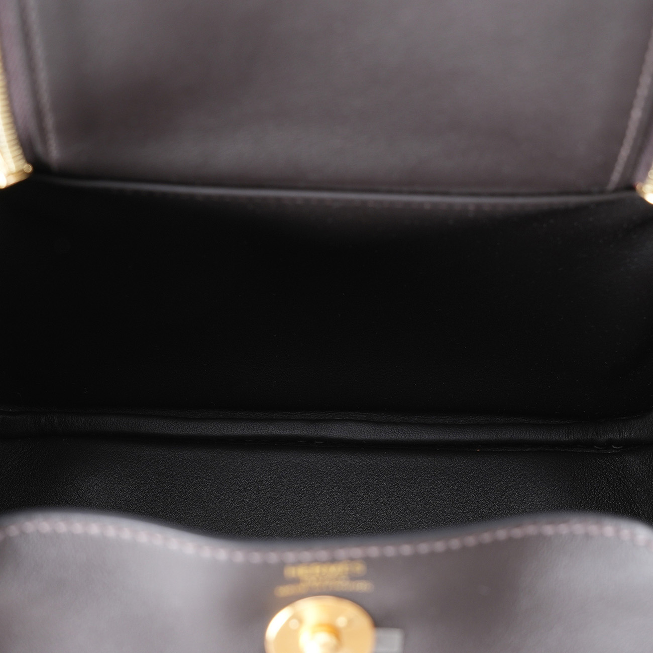 HERMES(USED)에르메스 린디 미니 에베네 금장