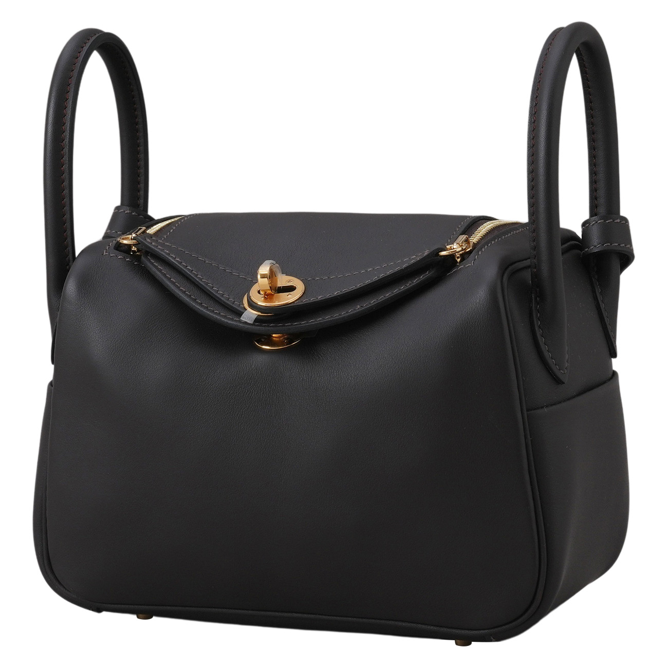 HERMES(USED)에르메스 린디 미니 에베네 금장