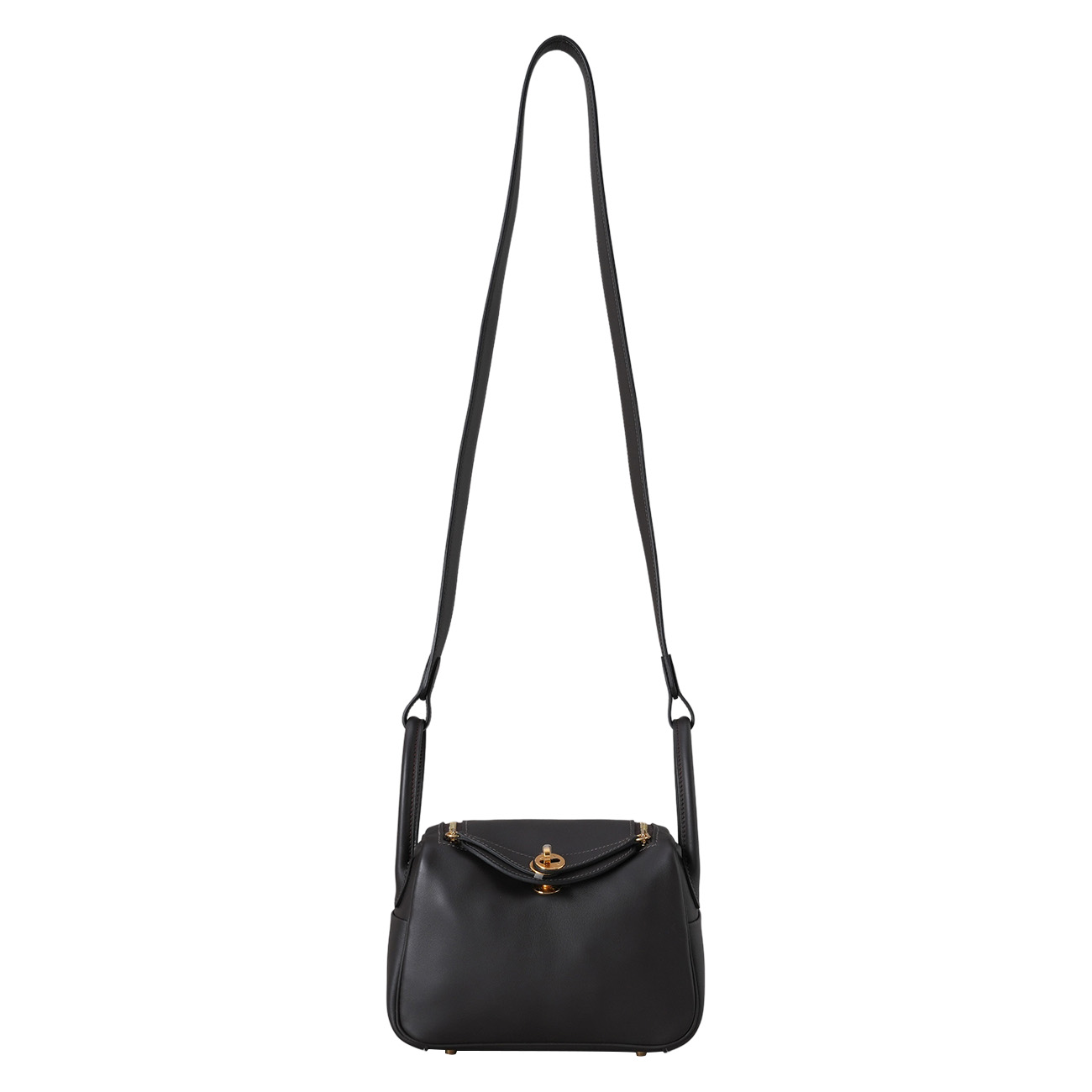 HERMES(USED)에르메스 린디 미니 에베네 금장