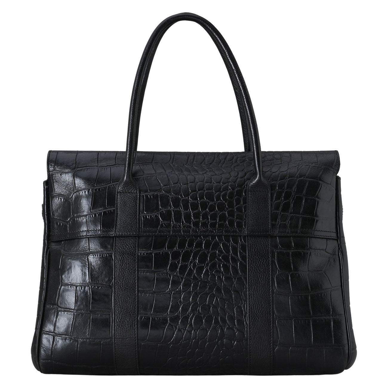 MULBERRY(USED)멀버리 베이스워터 크로커다일 패턴