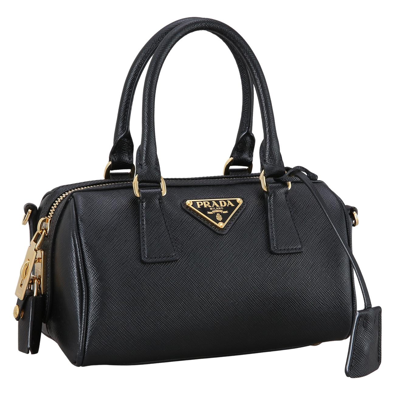 PRADA(USED)프라다 1BB846 사피아노 탑 핸들백