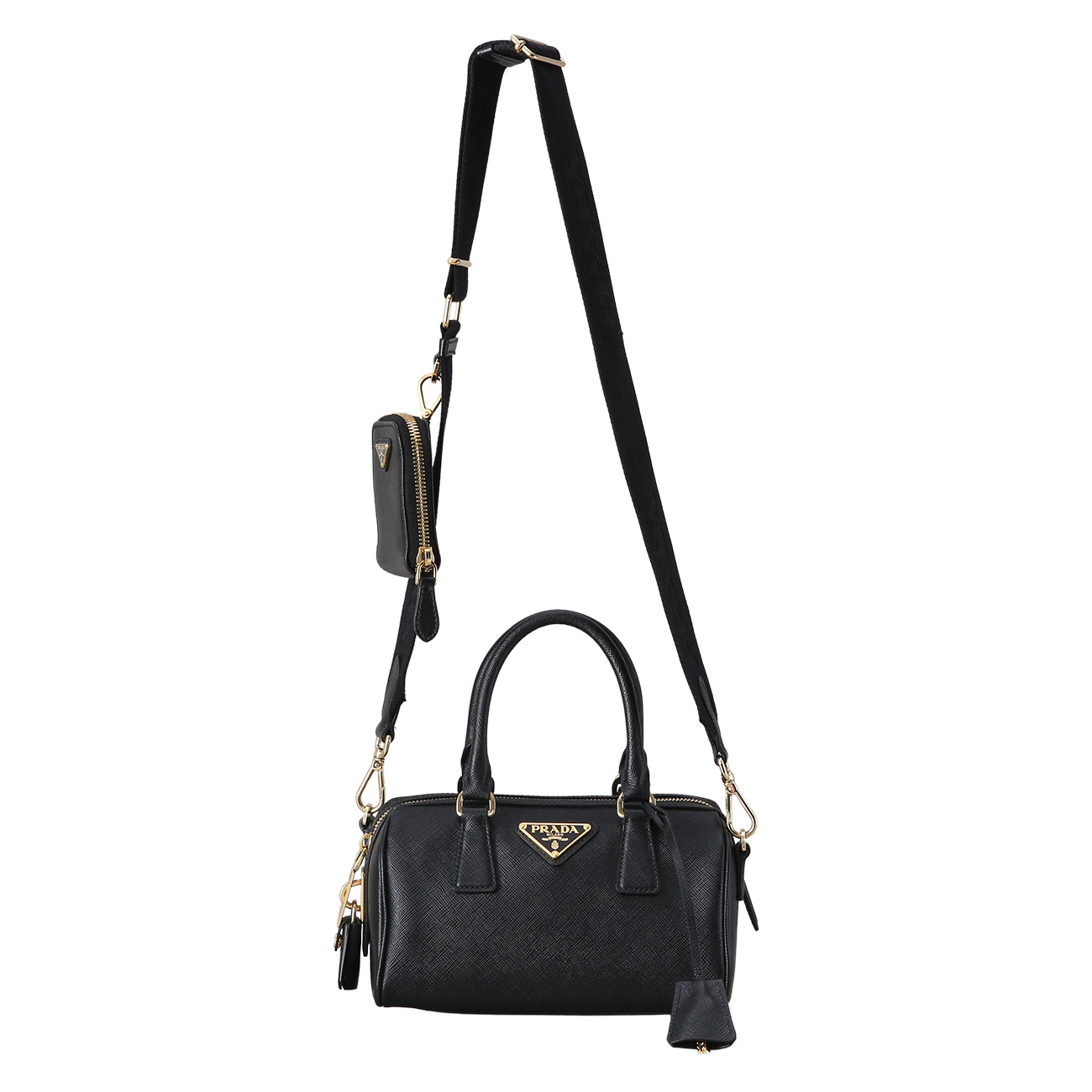 PRADA(USED)프라다 1BB846 사피아노 탑 핸들백