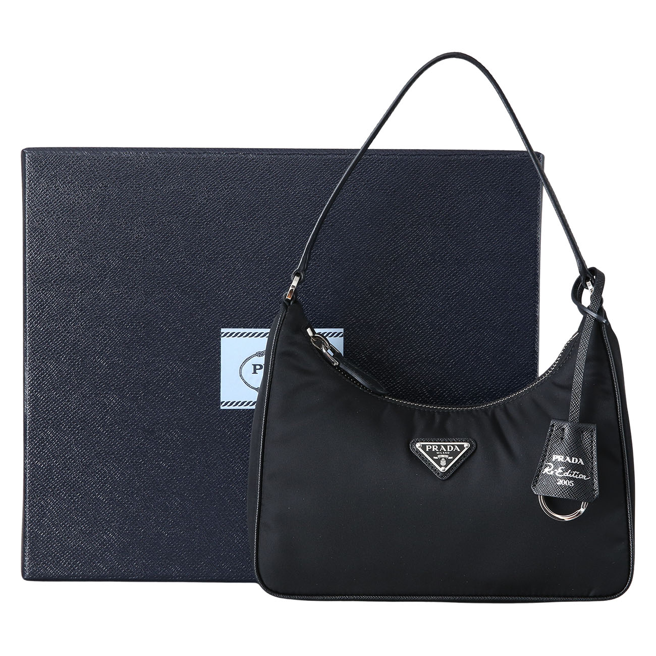 PRADA(USED)프라다 1NE204 리나일론 호보백
