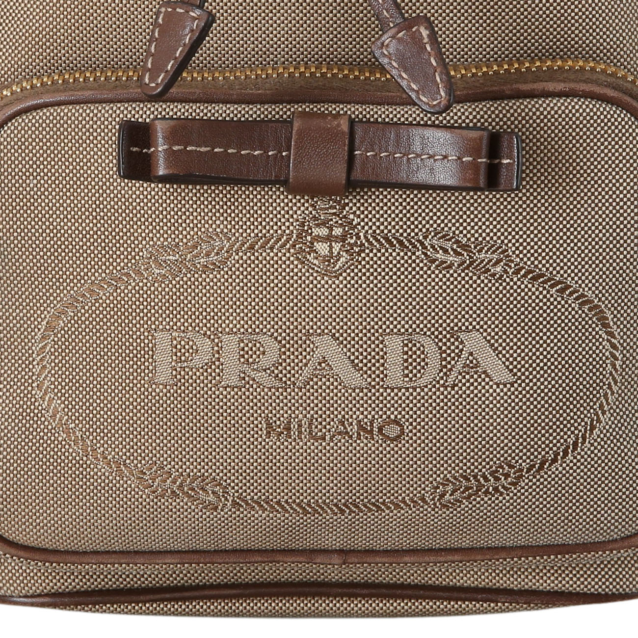 PRADA(USED)프라다 패브릭 버킷백