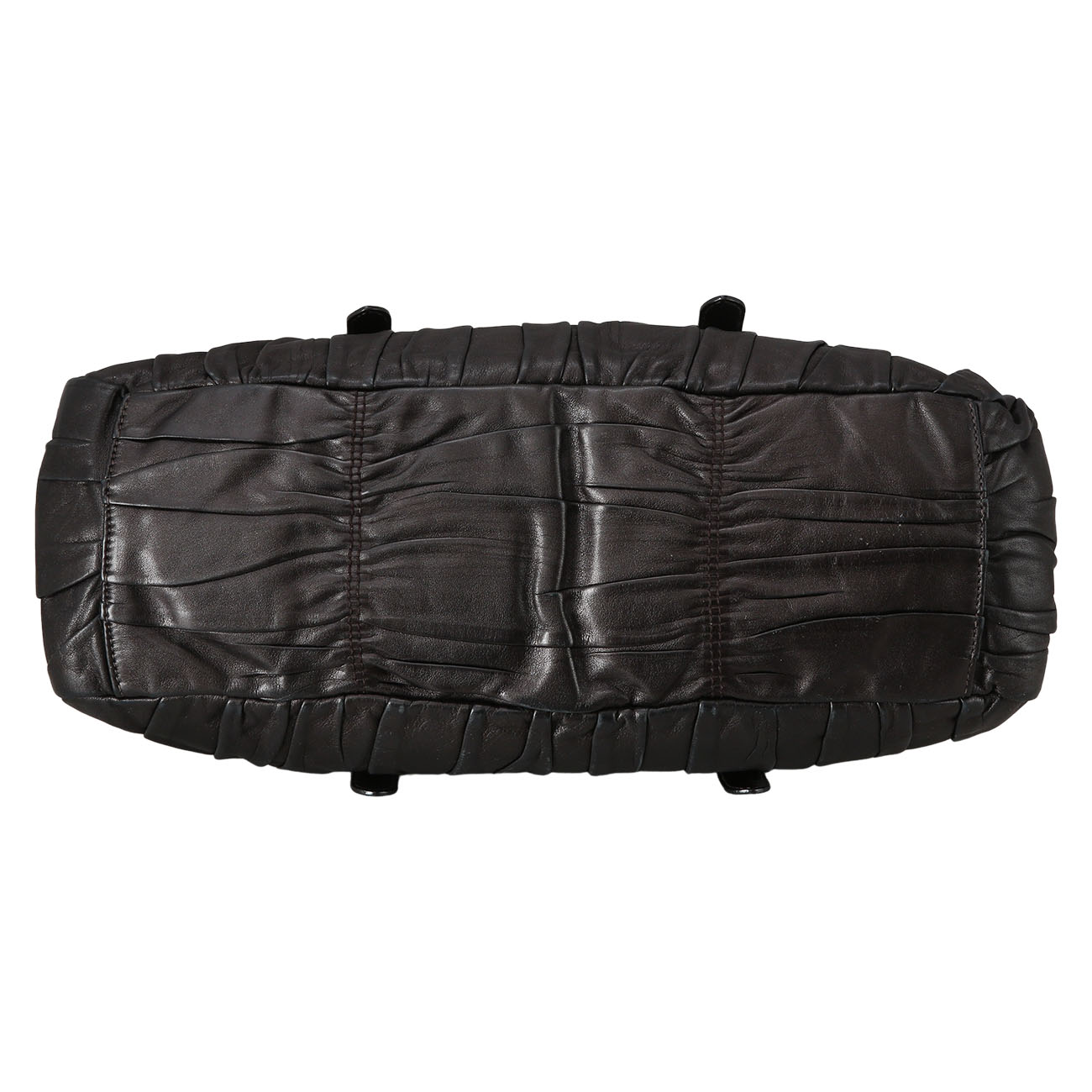 PRADA(USED)프라다 BN1407 레더 고프레 숄더백