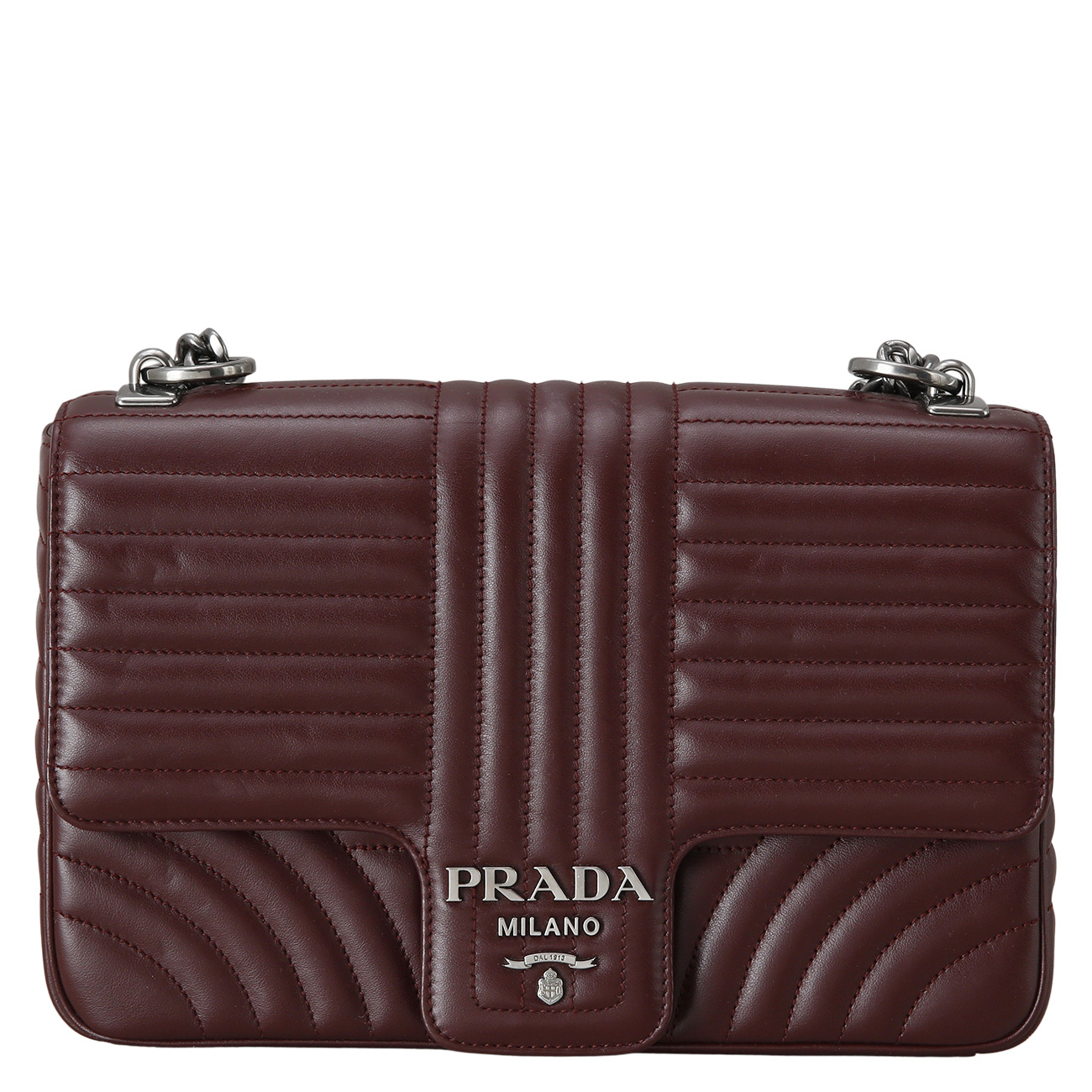PRADA(USED)프라다 1BD135 다이아그램 체인 숄더백
