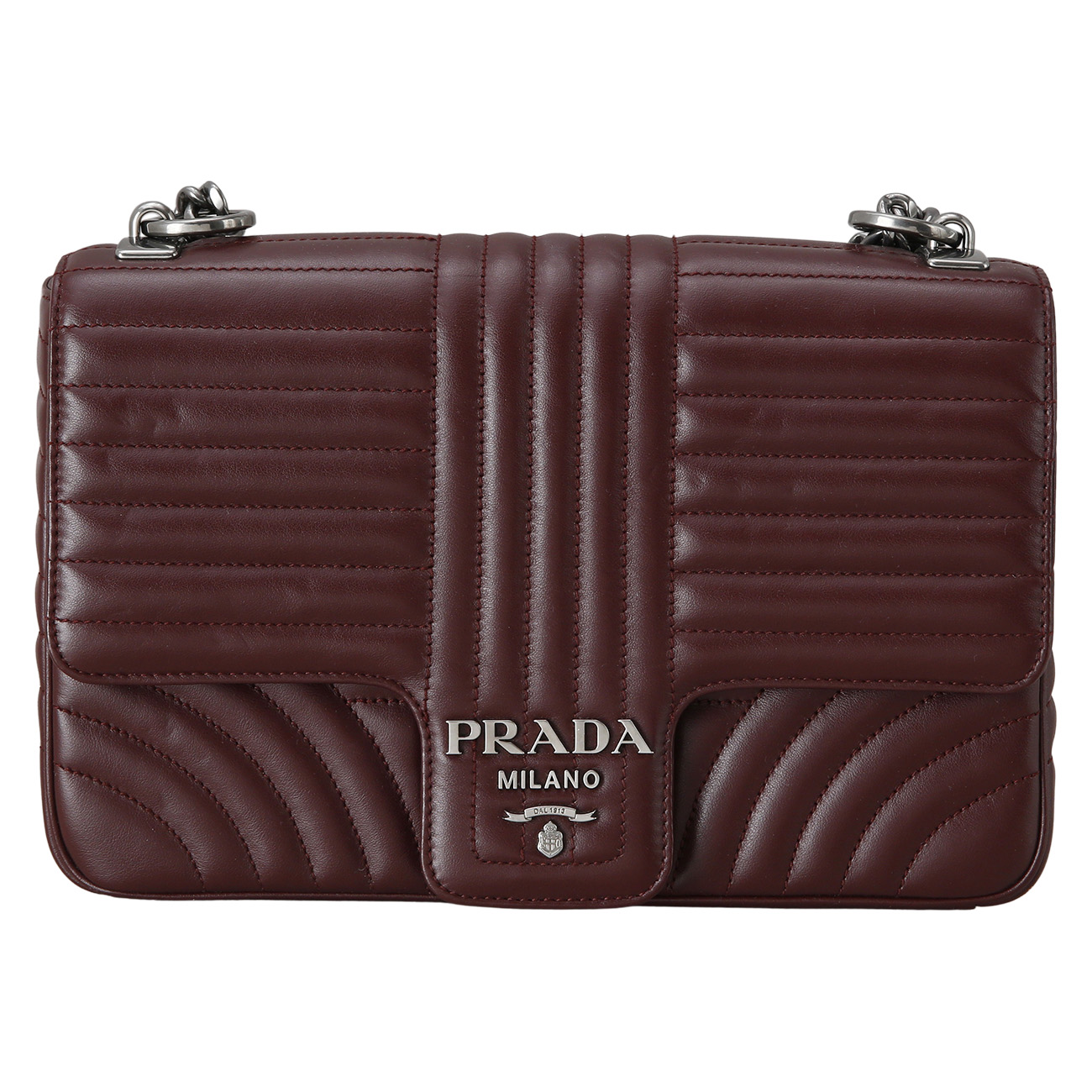PRADA(USED)프라다 1BD135 다이아그램 체인 숄더백