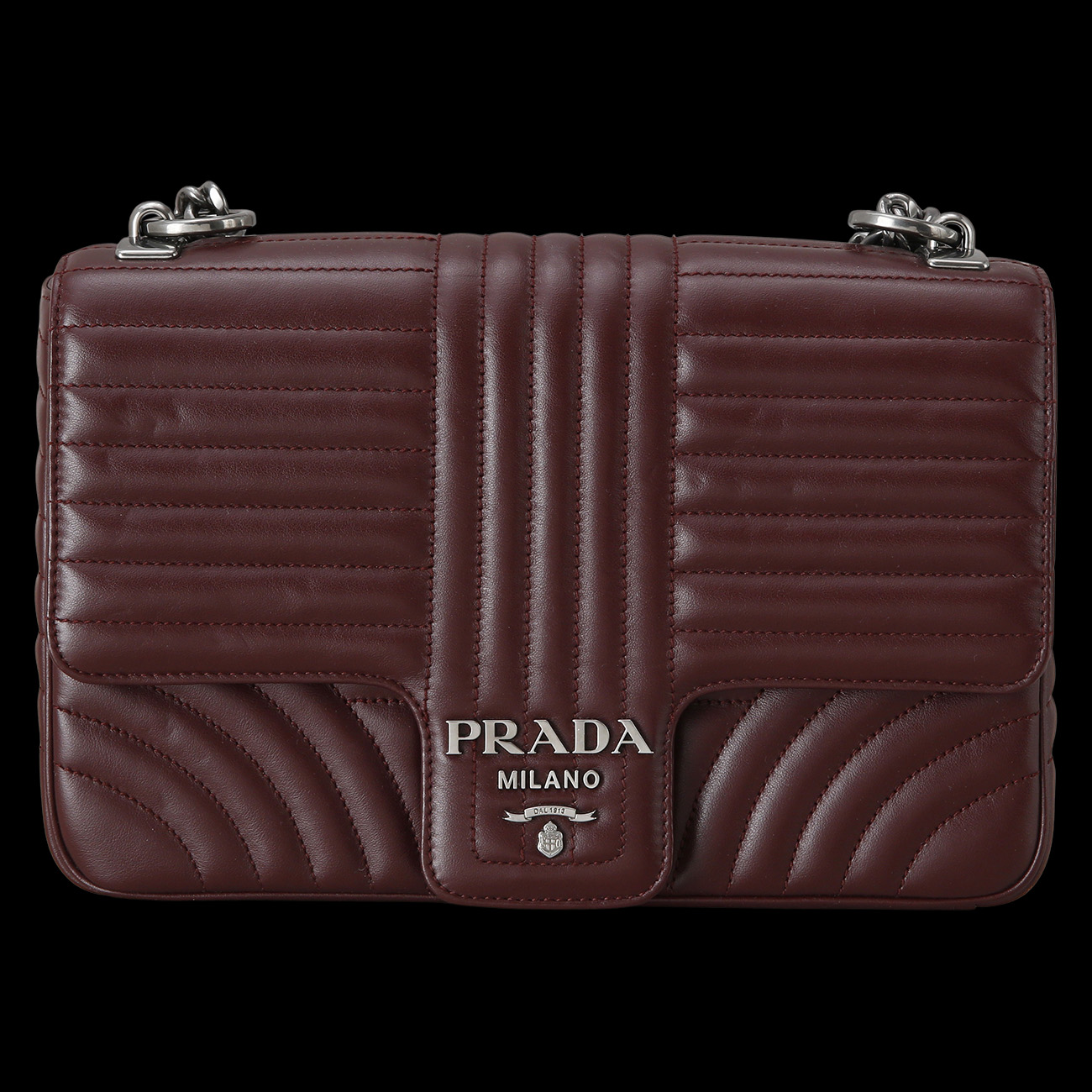 PRADA(USED)프라다 1BD135 다이아그램 체인 숄더백