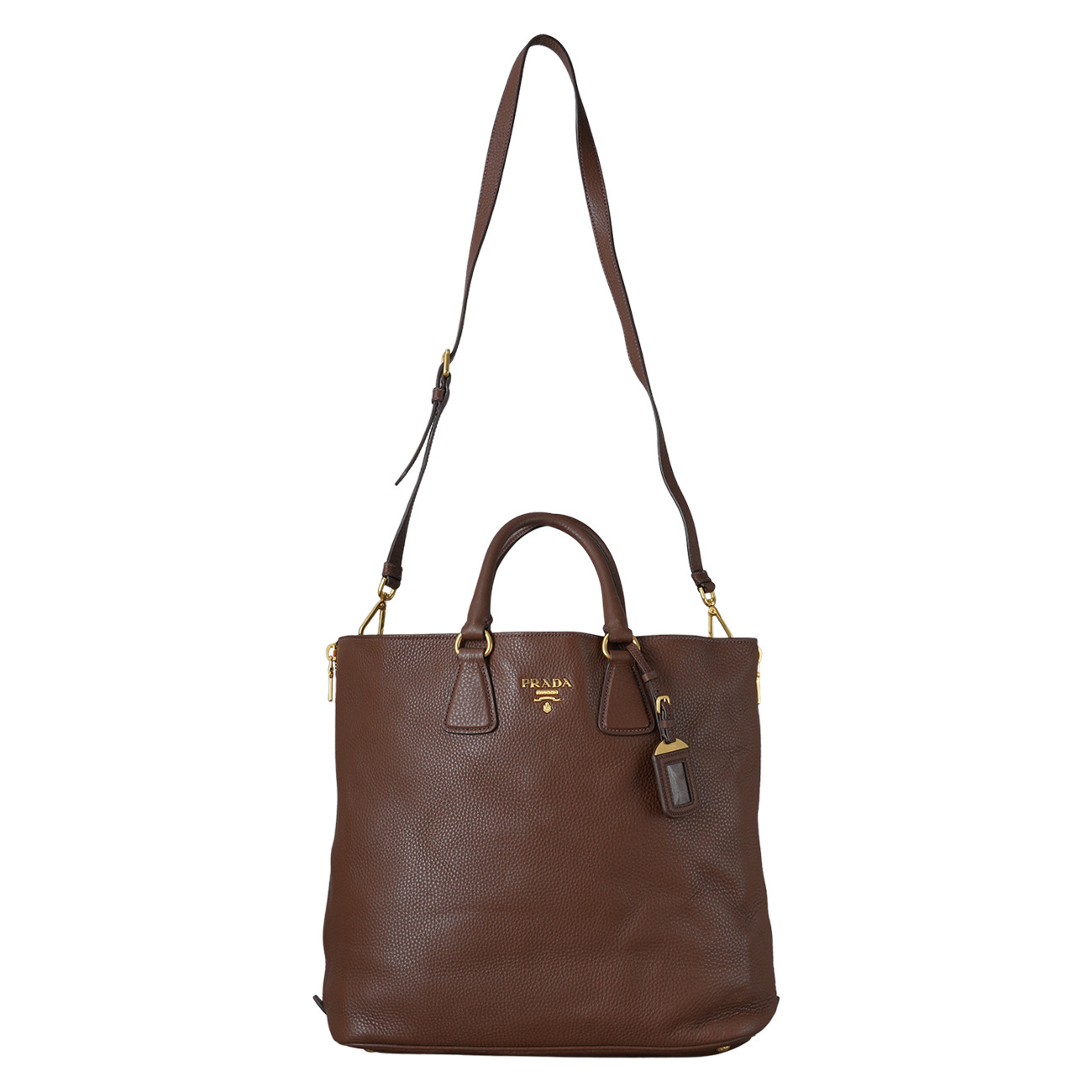 PRADA(USED)프라다 BN2419 비텔로 다이노 토트 겸 숄더백