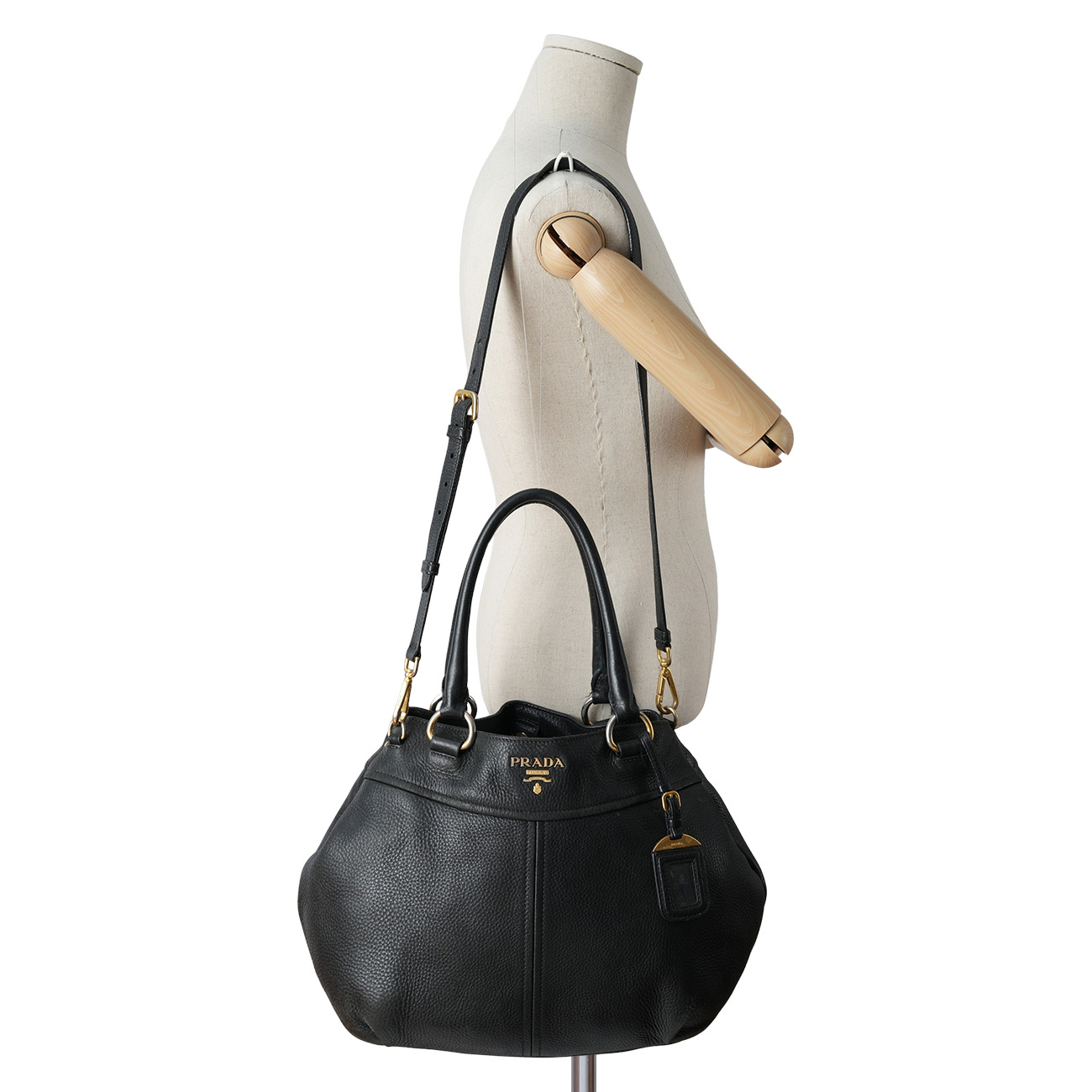 PRADA(USED)프라다 BN1777 비텔로 다이노 토트겸 숄더백