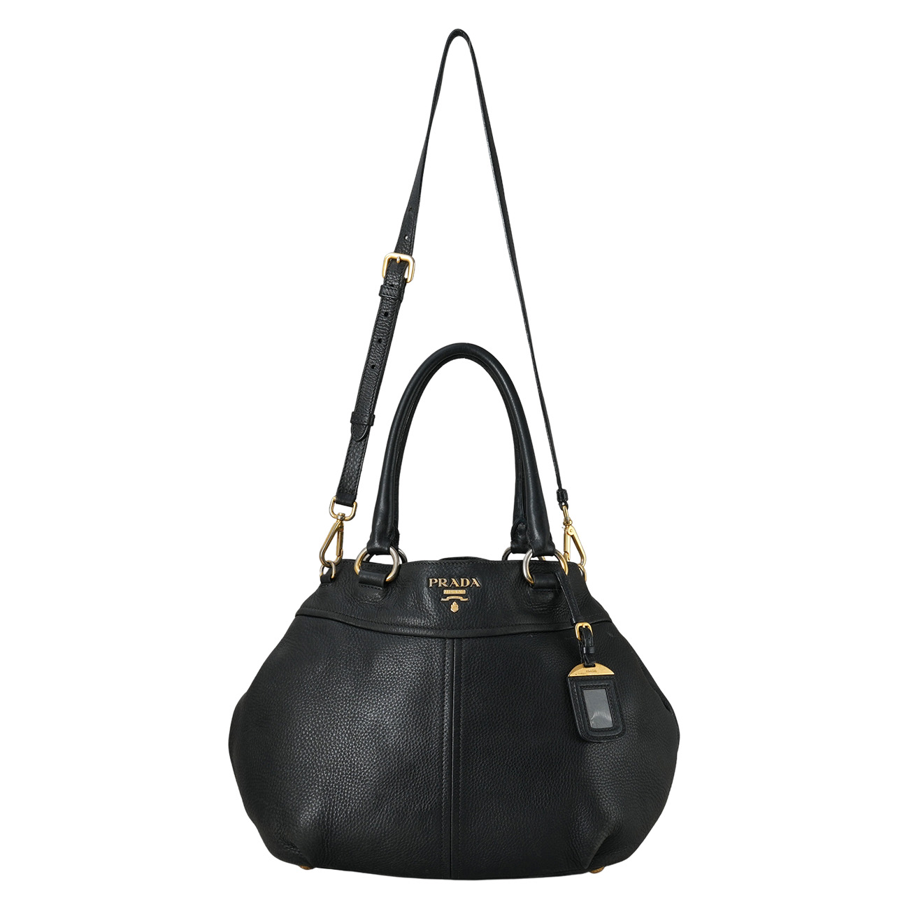 PRADA(USED)프라다 BN1777 비텔로 다이노 토트겸 숄더백