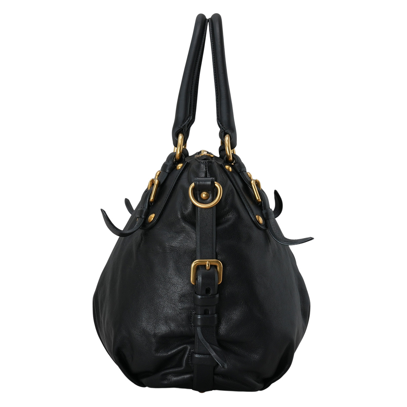 PRADA(USED)프라다 레더 숄더백