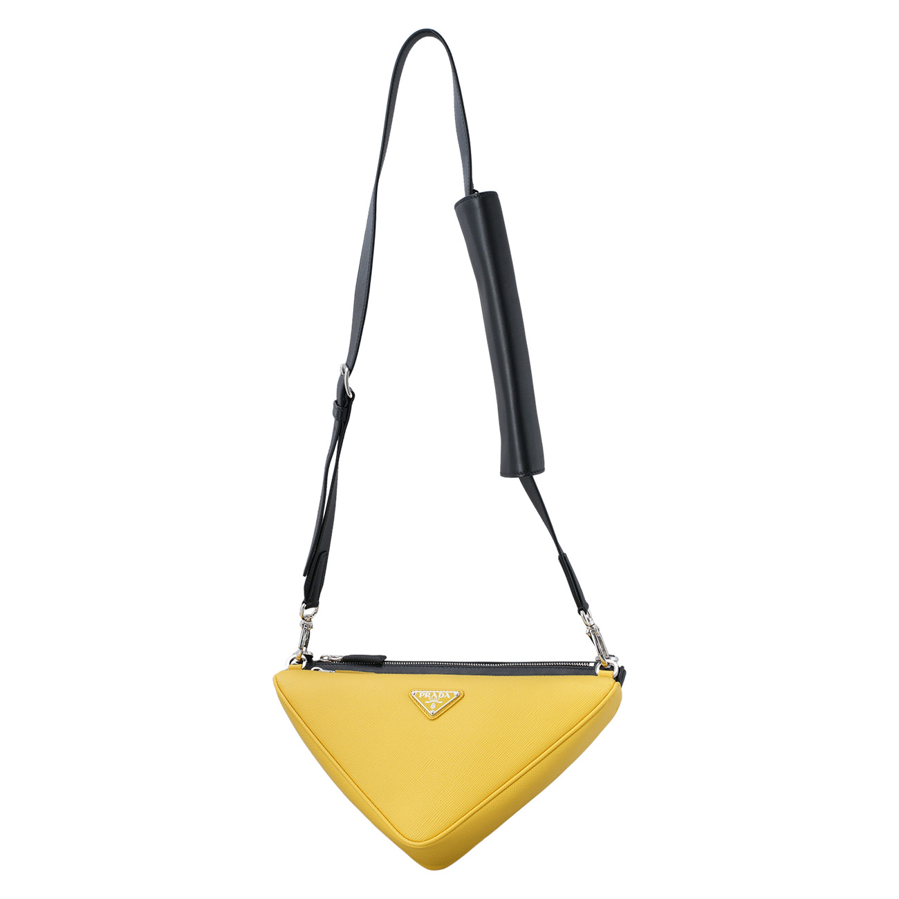 PRADA(USED)프라다 2VH157 트라이앵글 레더 크로스백