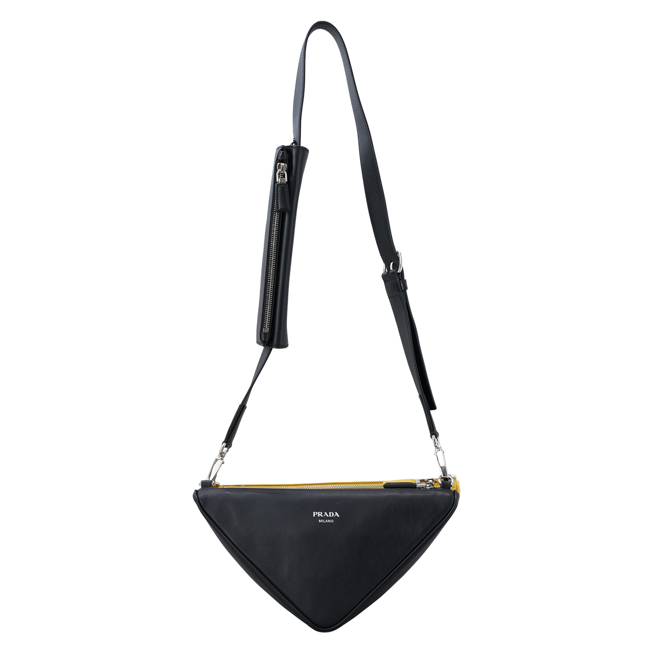 PRADA(USED)프라다 2VH157 트라이앵글 레더 크로스백