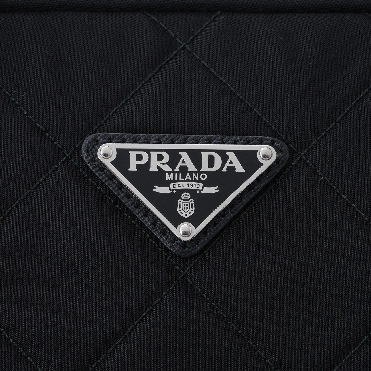 PRADA(USED)프라다 1BB903 포코노 퀼팅 체인 볼링백