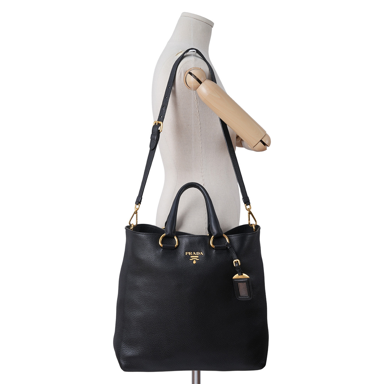 PRADA(USED)프라다 BN1713 비텔로 다이노 토트겸 숄더백