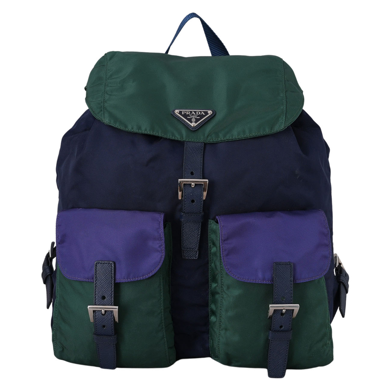 PRADA(USED)프라다 1BZ811 리나일론 투포켓 백팩