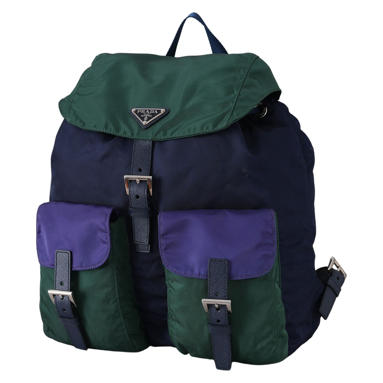 PRADA(USED)프라다 1BZ811 리나일론 투포켓 백팩