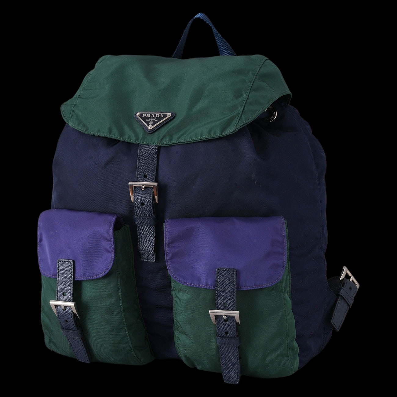 PRADA(USED)프라다 1BZ811 리나일론 투포켓 백팩