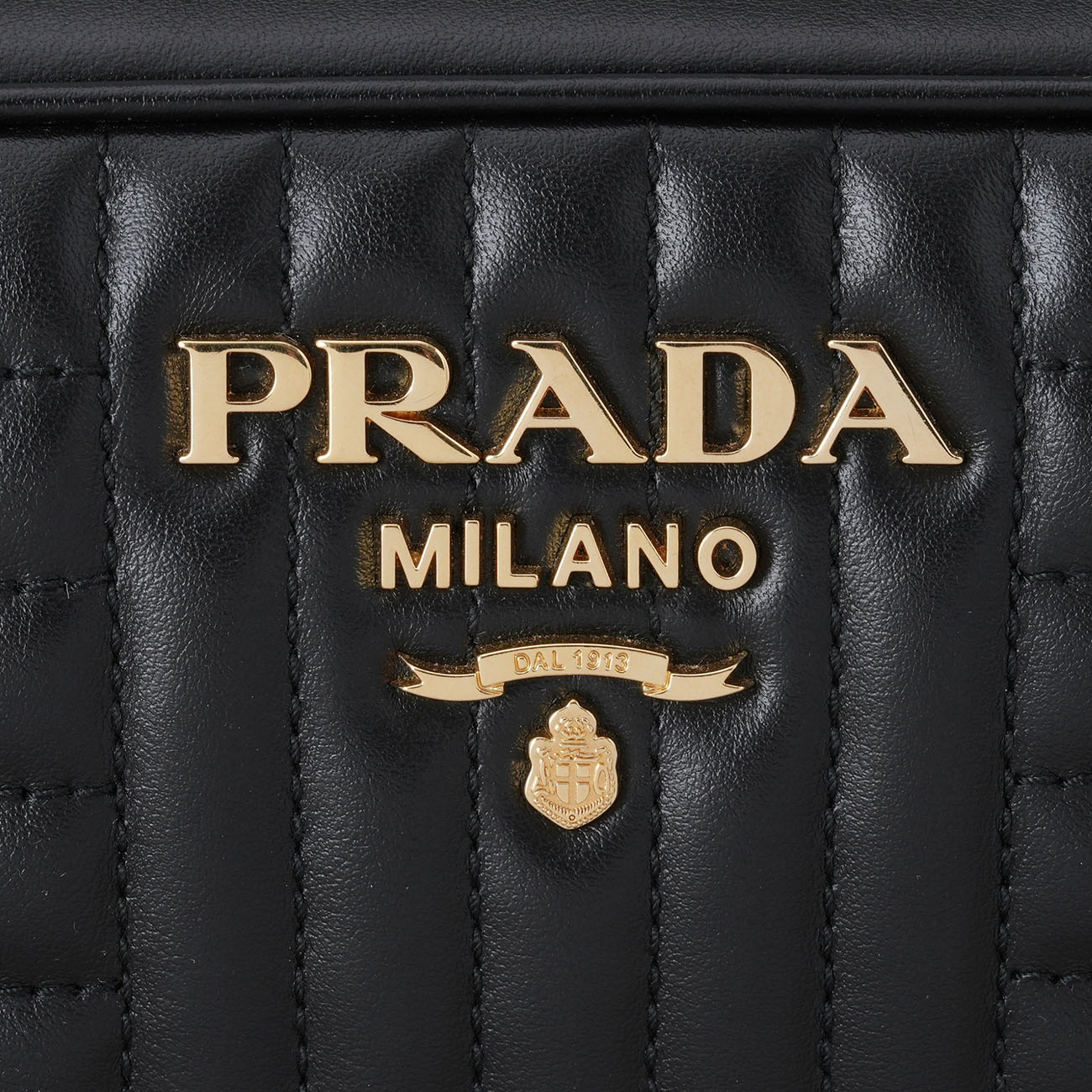 PRADA(USED)프라다 1BH083 소프트칼프 다이어그램 크로스백