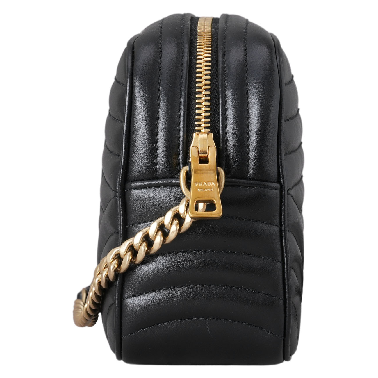 PRADA(USED)프라다 1BH083 소프트칼프 다이어그램 크로스백