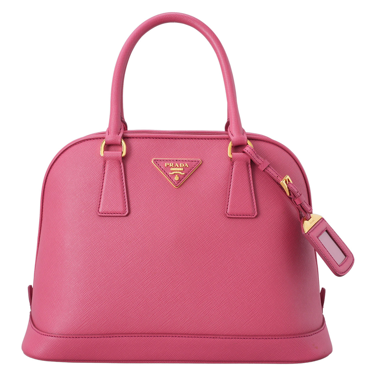 PRADA(USED)프라다 BN2567 사피아노 돔 럭스백