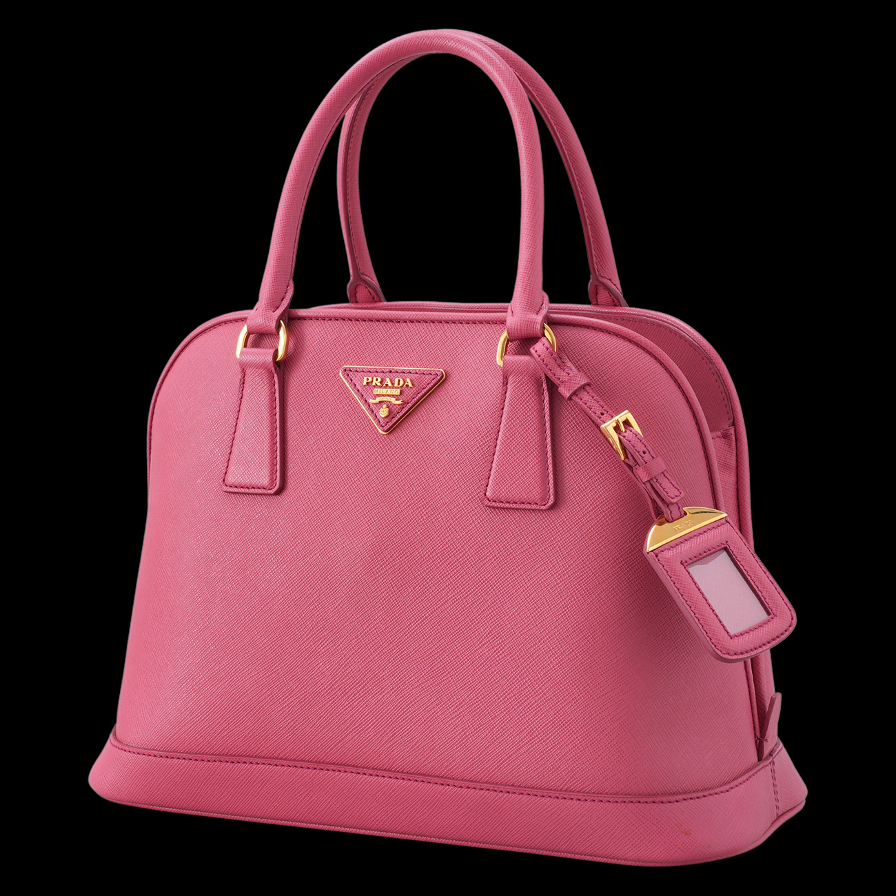 PRADA(USED)프라다 BN2567 사피아노 돔 럭스백