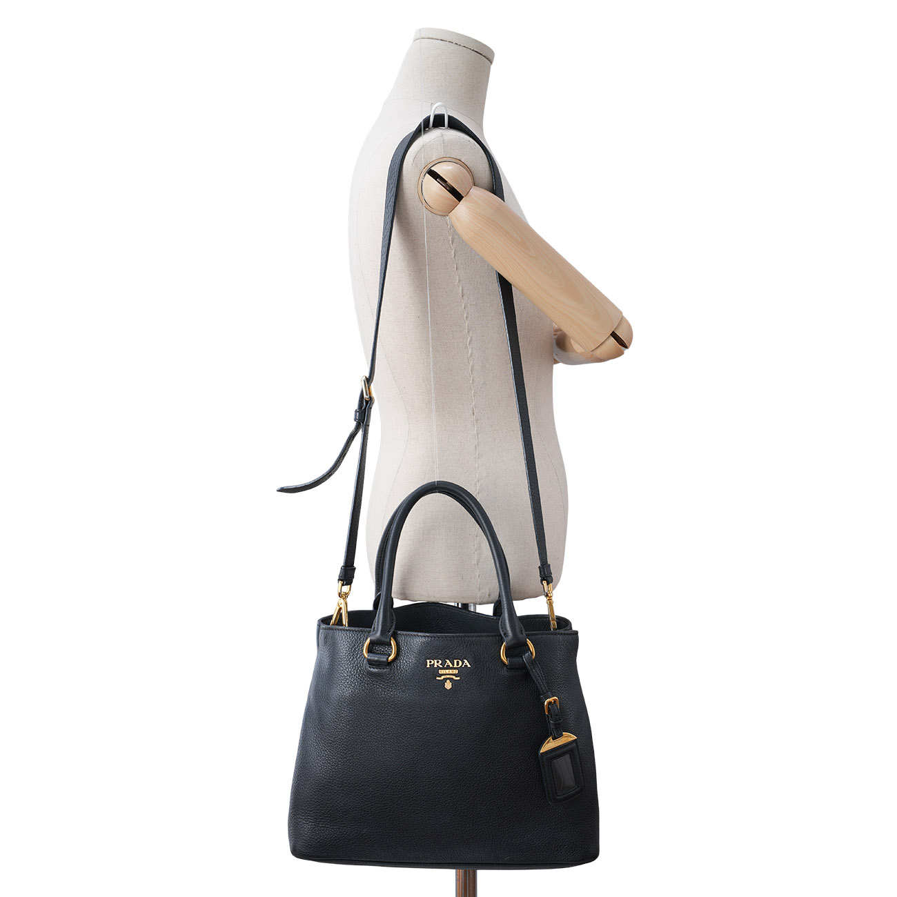 PRADA(USED)프라다 1BA058 비텔로 피닉스 토트백